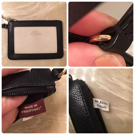 how to tell if coach wristlet is real
